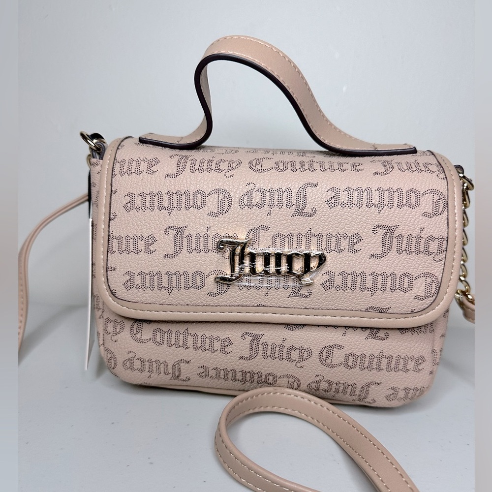 Juicy Couture French Latte Bestsellers Flap Crossbody bag